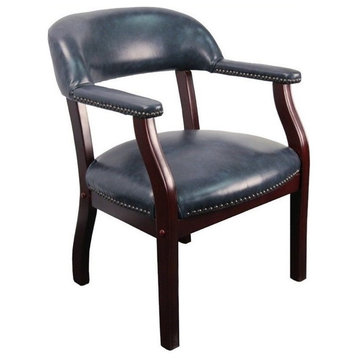 Scranton & Co Luxurious Conference Guest Chair in Navy