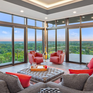 A Custom Contemporary One Story Home In Madeira, Ohio
