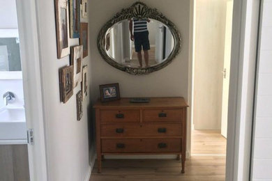 Example of a cottage hallway design in Other