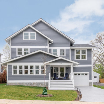 Arlington 1950's Bungalow Renovation and rebuild