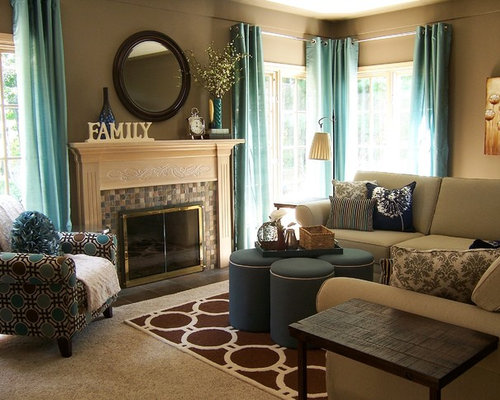 Taupe Living Room Ideas, Pictures, Remodel and Decor