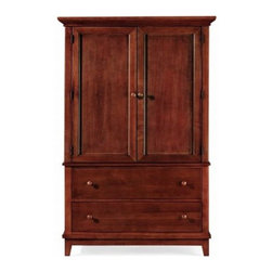 American Drew 181-250C Door Chest- Cherry Sterling Pointe - Armoires And Wardrobes