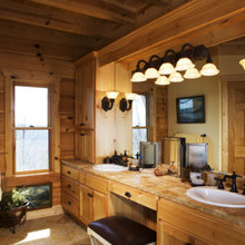 rustic bathroom