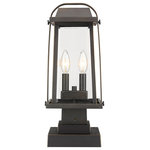 Z-Lite - Millworks 2 Light Post Light or Accessories, Oil Rubbed Bronze, 5.5 - Don't settle for conventional lighting when this sleek outdoor post lantern is up for grabs. Stylize a garden or patio walkway with an artistic classic fashioned with a rich rubbed bronze finish and lighting up with a pair of candelabra-style bulb mounts.