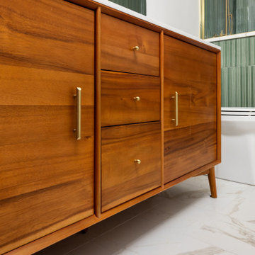 Oakley Bathroom: A Modern Green Refresh