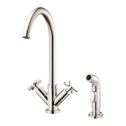 Danze Parma&trade; Two Handle High-Rise Kitchen Faucet - Kitchen Faucets
