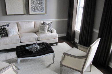 Inspiration for a modern living room remodel in New York