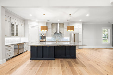 Example of a classic kitchen design in Other