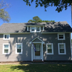 Exterior Facelift on Older Home - Roofing And Gutters