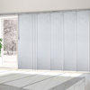 Dappled Iron 7-Panel Track Extendable Vertical Blinds 110-153"W