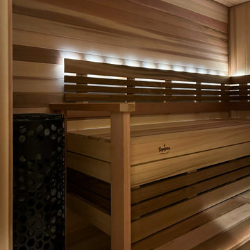 Deluxe Basement Sauna