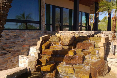 Photo of a contemporary landscaping in Phoenix.