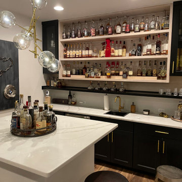 Bourbon Display- Whitewashed Alder