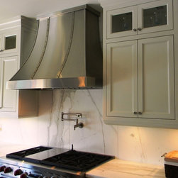 Stainless steel wall range hood by Custom Range Hoods #15-003 - Range Hoods And Vents