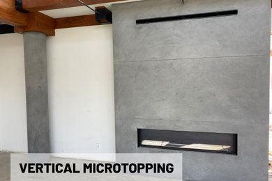 Fireplace Microtopping - Beverly Hills