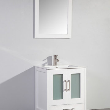 Argentina 30" Single Sink Modern Bathroom Vanity - White