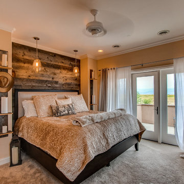 Refined Rustic Master Bedroom