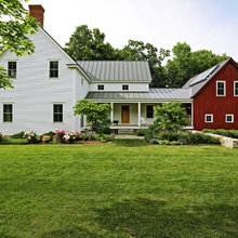 dream farm house with attached barn