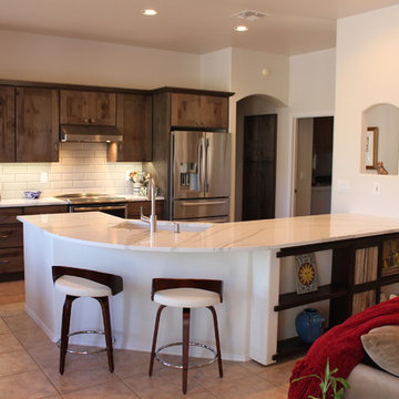 Modern Rustic Greystone Kitchen