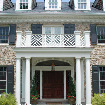 Georgian Style Home Front Door