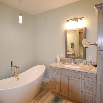 Exton Bathroom Remodel- Builder Grade to WOW!