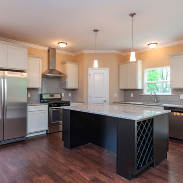 Island with Wine Rack and space to sit