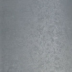 Portofino - Textured plain dark gray silver faux fabric rusted Wallpaper, 41 Inc X 33 Ft Rol - PLEASE NOTE: