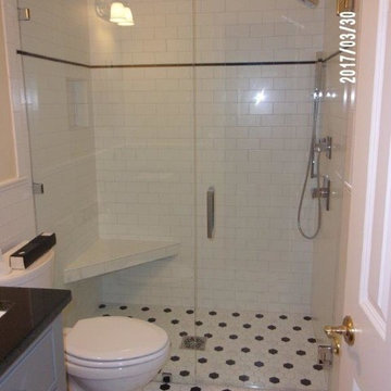 Curbless Shower created with the VIM Level Entry Shower System™