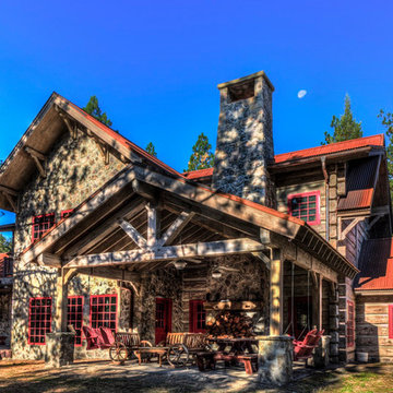 Arlee Montana Concrete Log Cabin