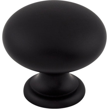 Top Knobs M285 Mushroom 1-1/4 Inch Mushroom Cabinet Knob - Flat Black