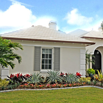 Curb Appeal from a Clean-Lined Landscape Color