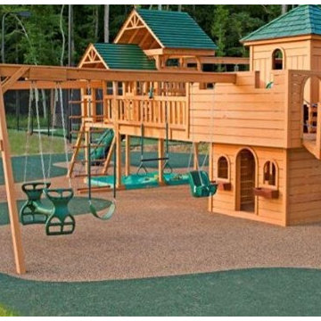 No Fault Safety Surface for residential and commercial playgrounds.