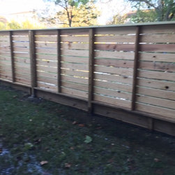 Cottage Wood Fence - Horizontal - Home Fencing And Gates