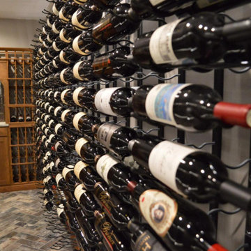 Harvest Designs Contemporary Home Wine Cellar