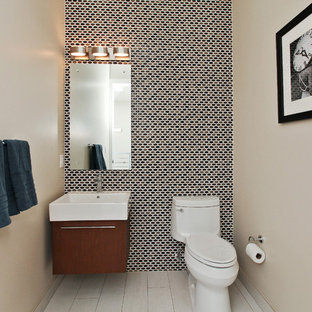 Tile Floor Powder Room Ideas & Photos | Houzz