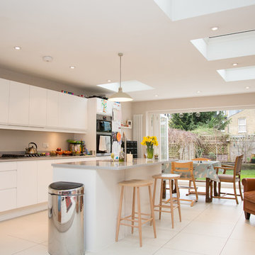 Richmond TW1, Single rear flat roof extension and double loft extension