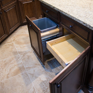 Trendy Kitchen in Custom Built Home in Bellechase of Ocala, Florida