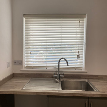 Faux Wood Blinds Installation