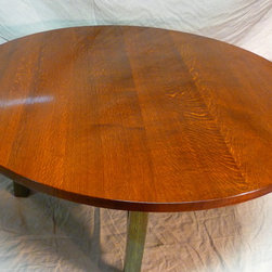 Green legged oak coffee table - Coffee Tables