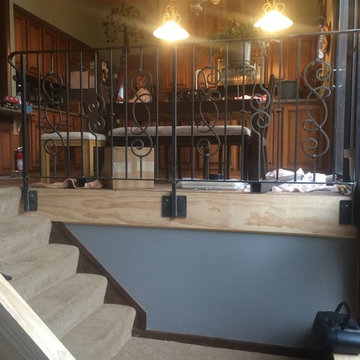 Lisa's Interior wrought iron railing