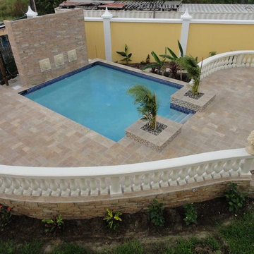 Travertine showcase