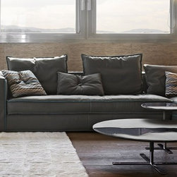Delano Sofa Sectional, Gamma International, Italy - Sectional Sofas