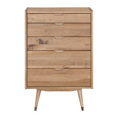 Bolig High Chest, Natural Driftwood