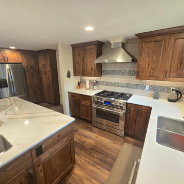 Knotty Hickory Kitchen