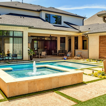 Inground Spa Designs Plano, Dallas, Highland Park
