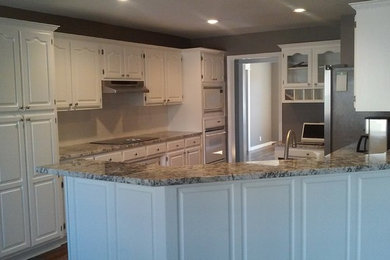 Inspiration for a large timeless kitchen remodel in Other