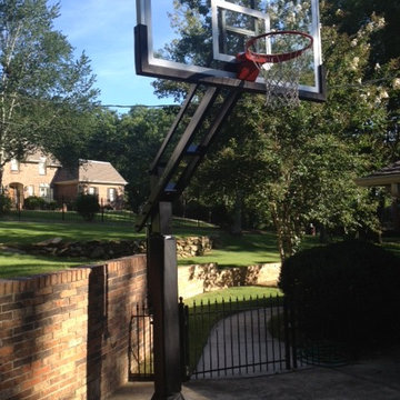 Jay W's Pro Dunk Platinum Basketball System on a 25x25 in Huntsville, AL