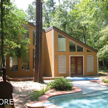COVERED BALCONY, STAIRS & SUMMER KITCHEN, SCREENED ROOM ADDITION