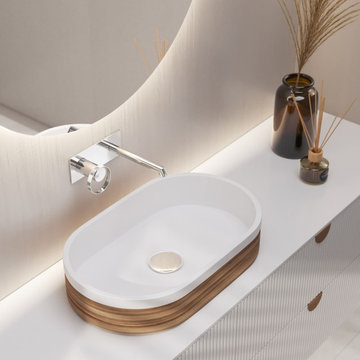 CAPSULE WOODEN COUNTER VESSEL - PS IM-CCAP520