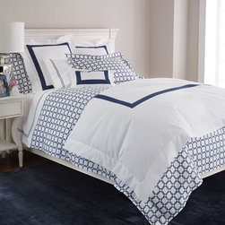 SFERRA Navy Graphics Bedding - Bedding